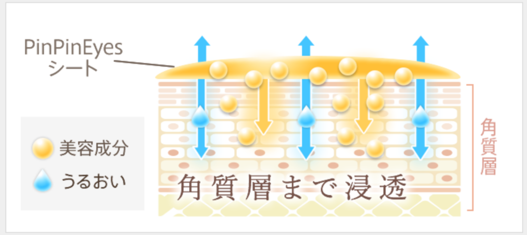 ピンピンアイズの浸透力